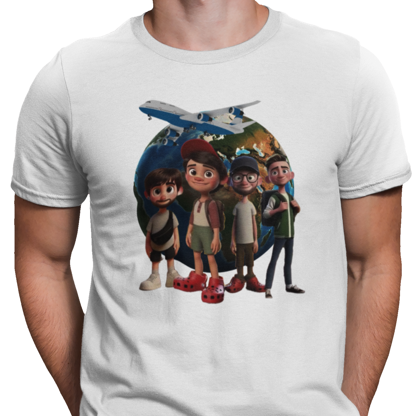CAMISETA PLEX LA VUELTA AL MUNDO BLANCA