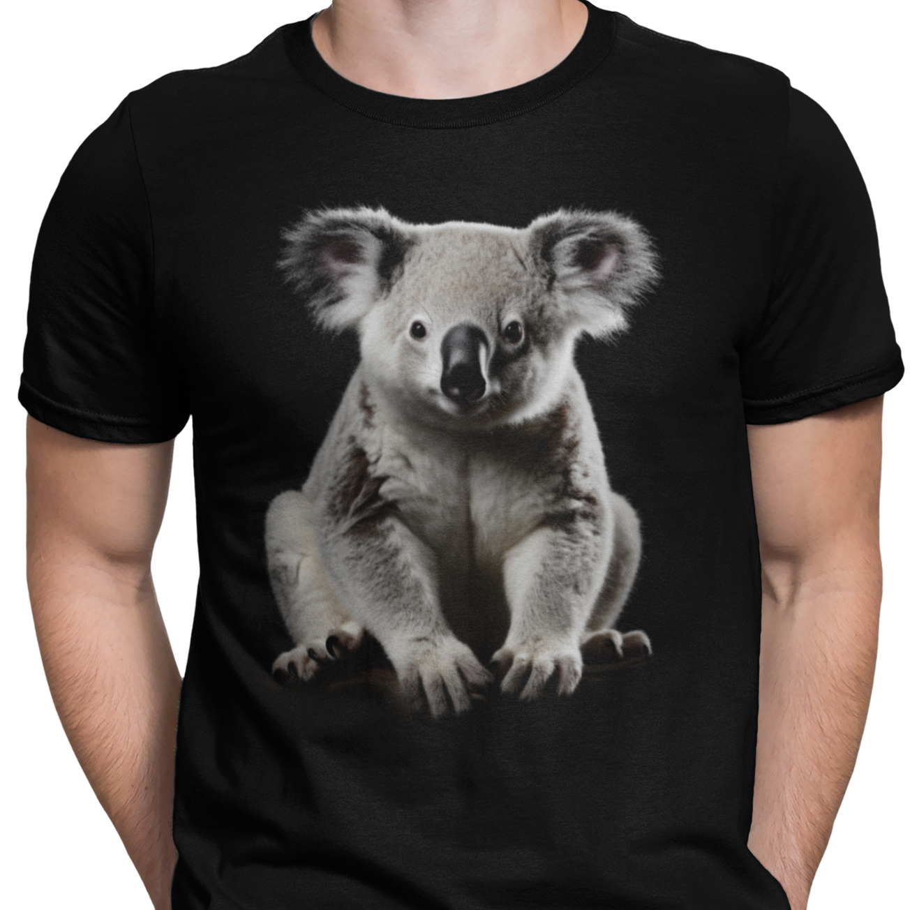 CAMISETA NEGRA KOALA
