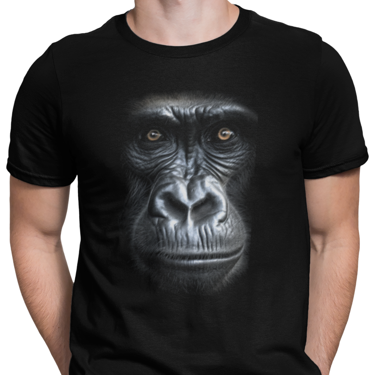 CAMISETA CARA GORILA