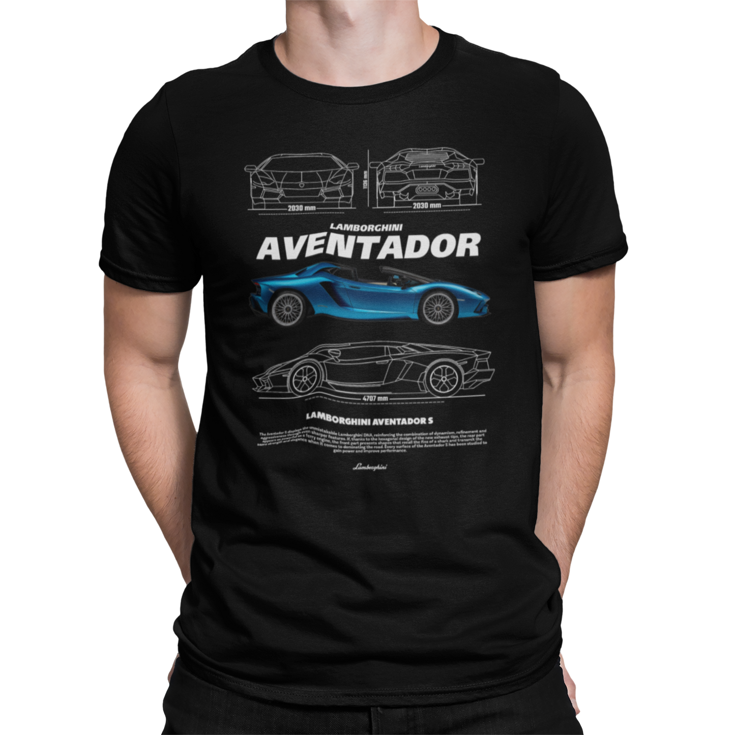 CAMISETA / SUDADERA COCHES CARS LAMBORGINI AVENTADOR