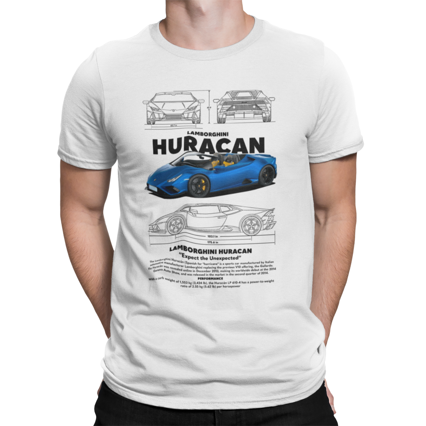 CAMISETA / SUDADERA COCHES LAMBORGHINI HURACAN