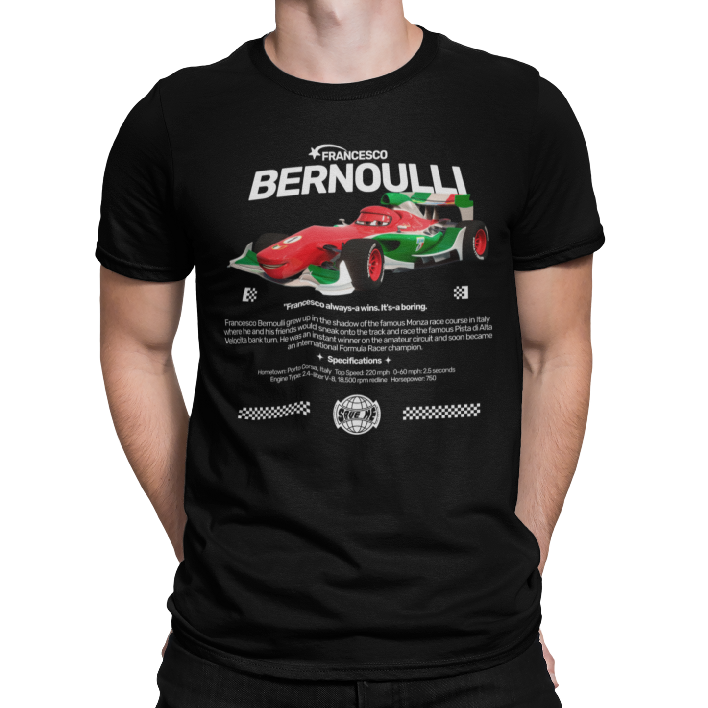 CAMISETA / SUDADERA COCHES CARS FRACESCO BERNOULLI