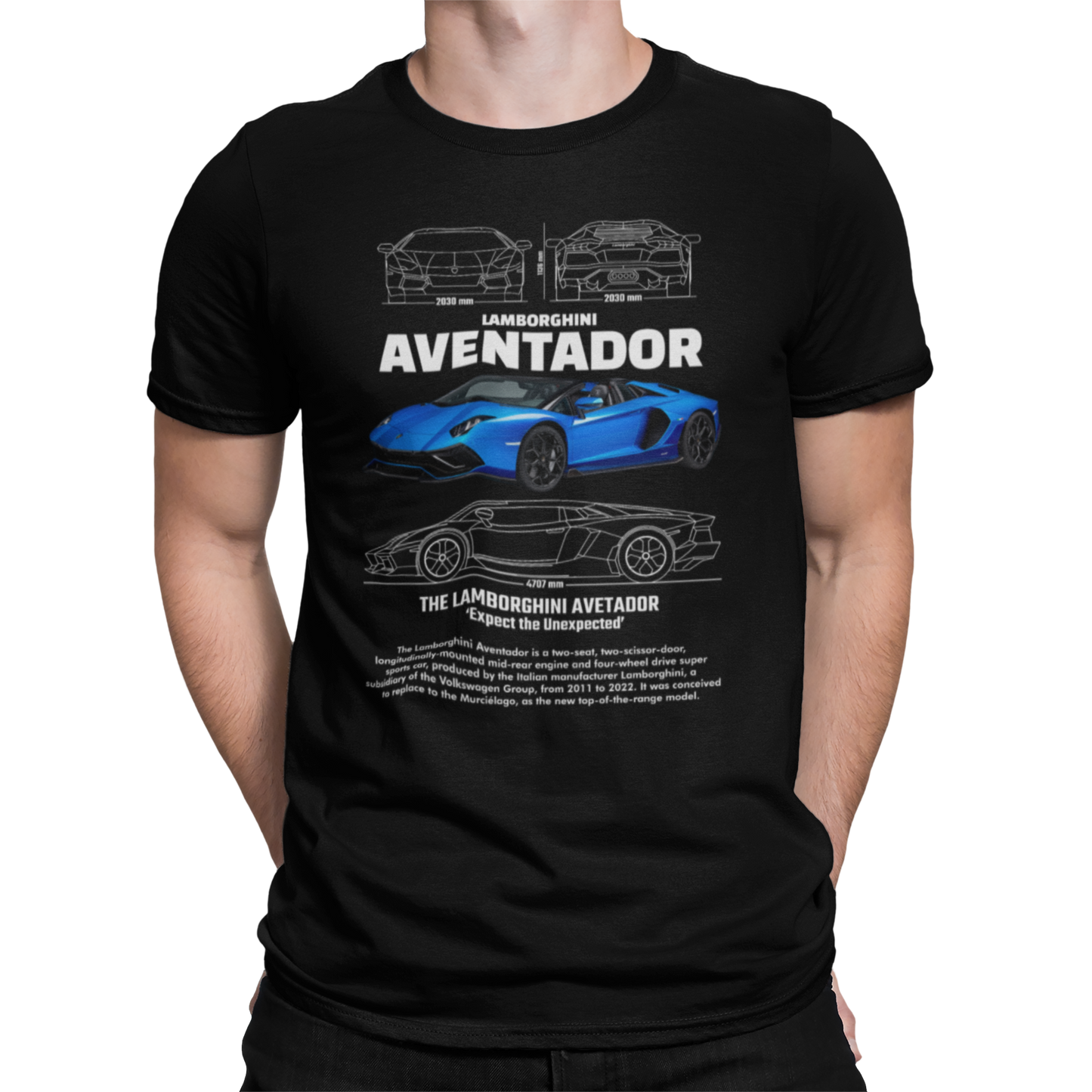 CAMISETA / SUDADERA COCHES LAMBROGHINI AVENTADOR