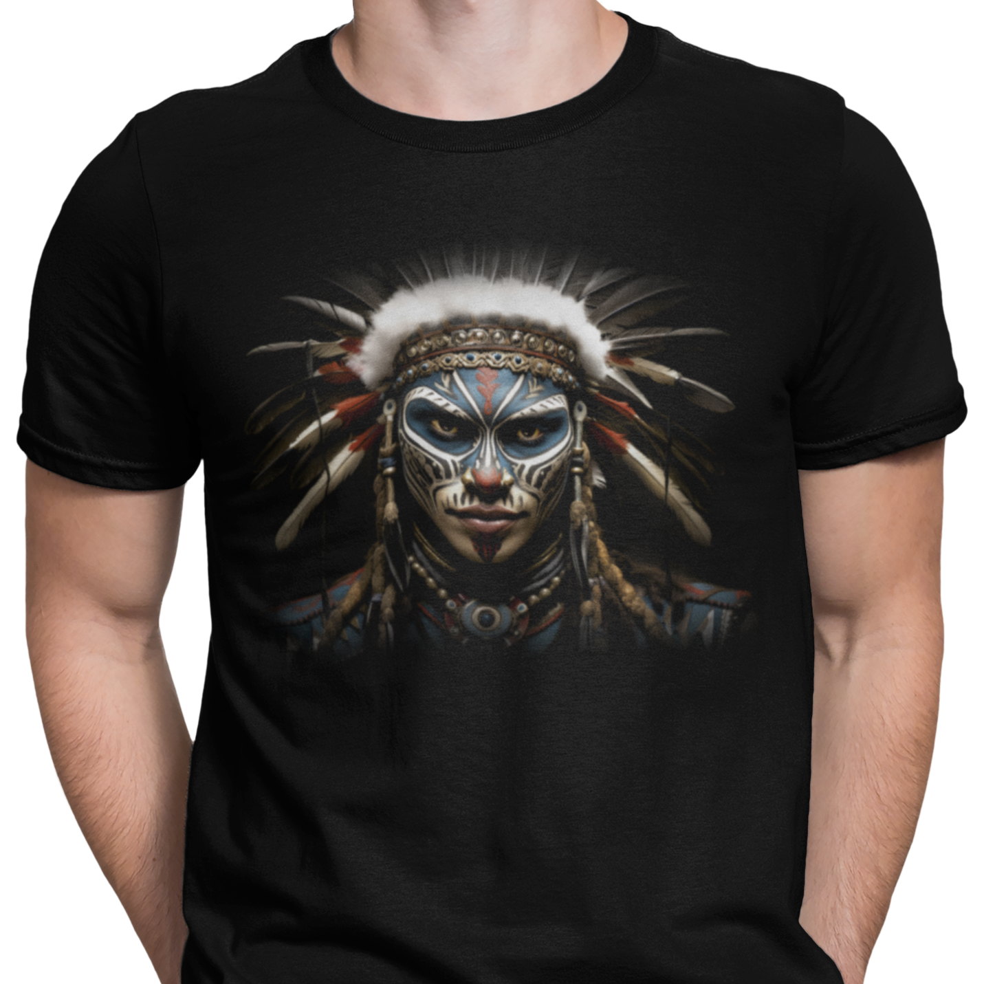 CAMISETA INDIO AZUL