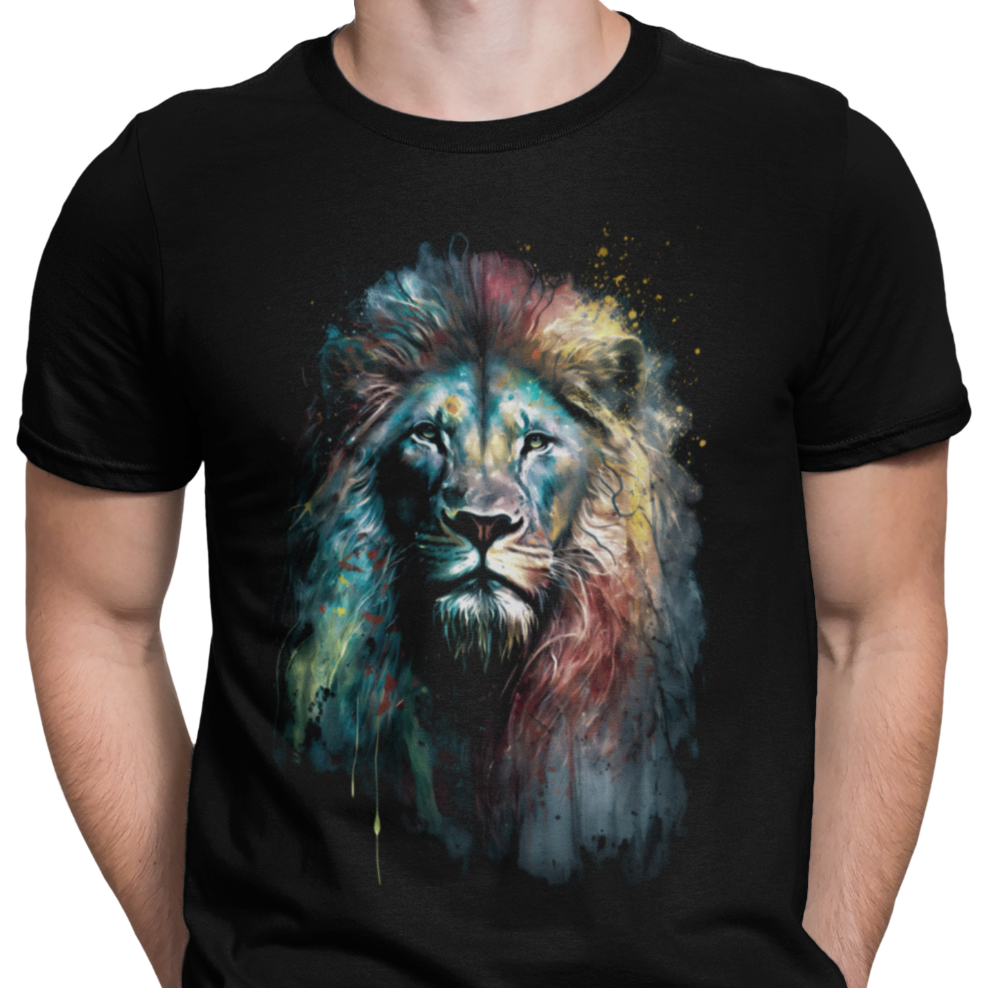 CAMISETA LEON ACUARELA