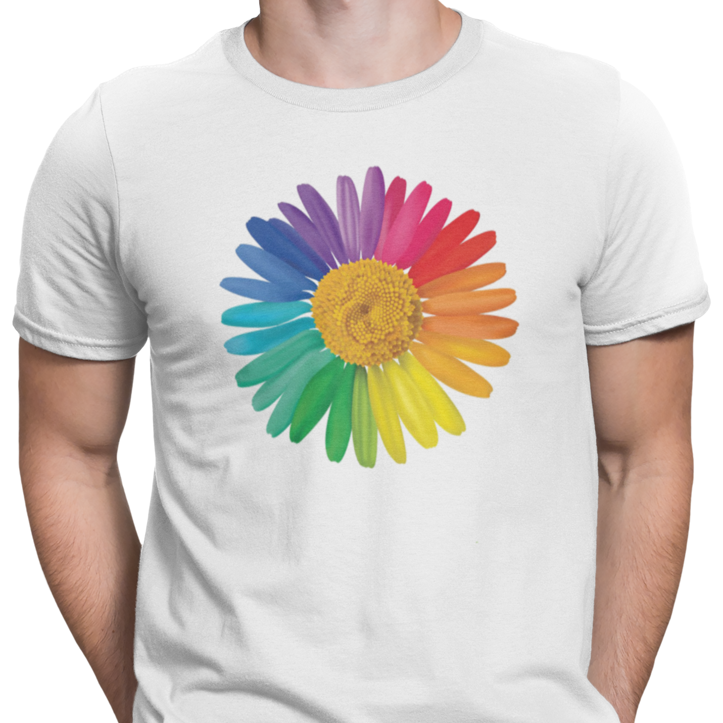 CAMISETA MARGARITA ARCOIRIS