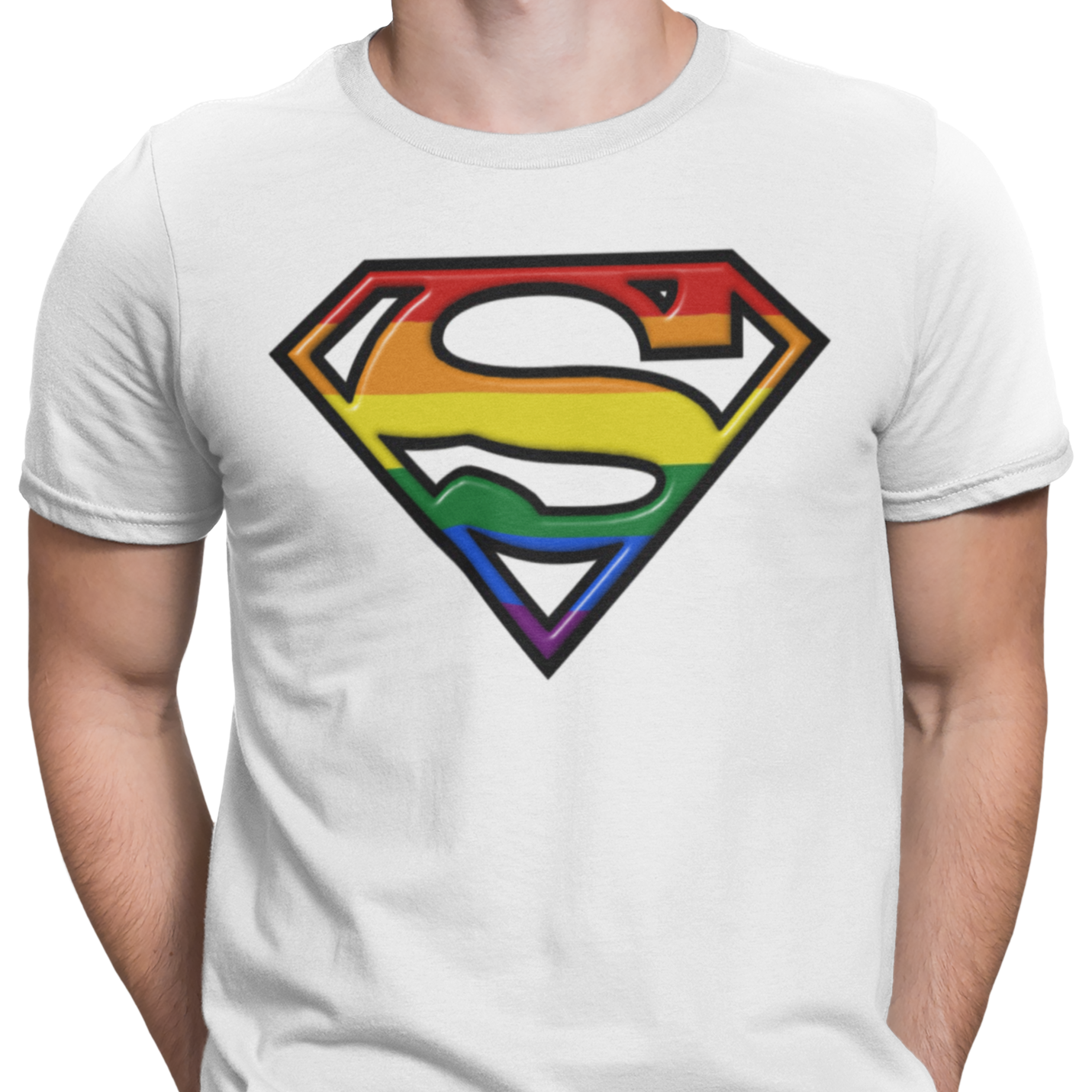 CAMISETA SUPERMAN ARCOIRIS