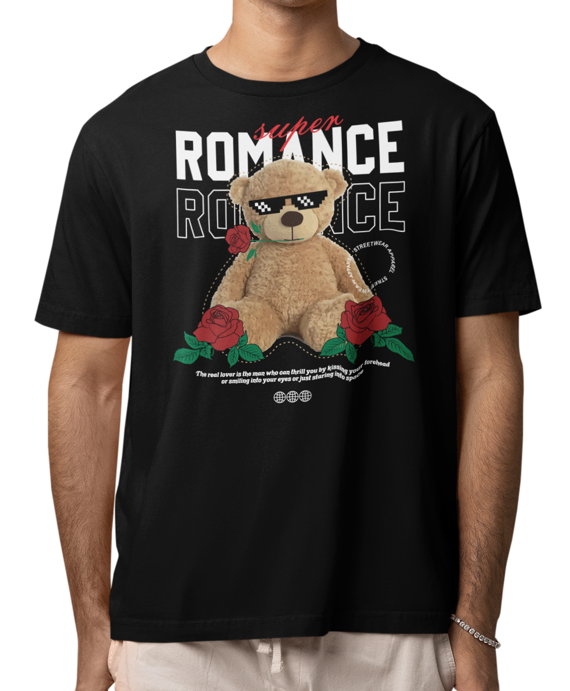 CAMISETA / SUDADERA OSO SUPER ROMANCE