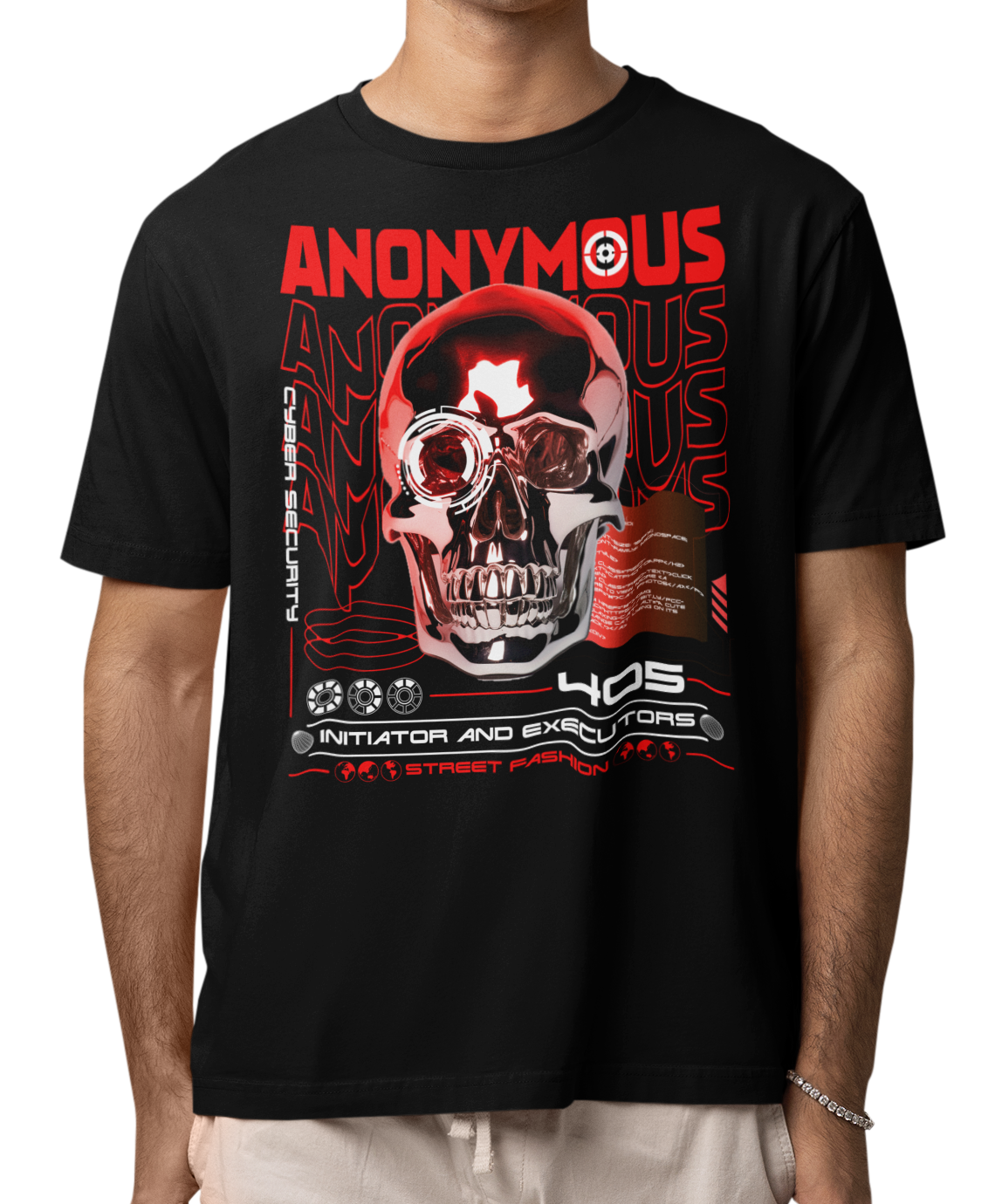 CAMISETA / SUDADERA CALAVERA ANONYMOUS