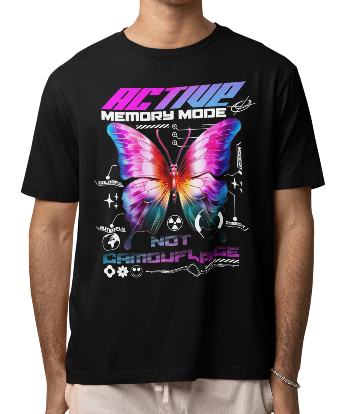 CAMISETA / SUDADERA MARIPOSA ACTIVE
