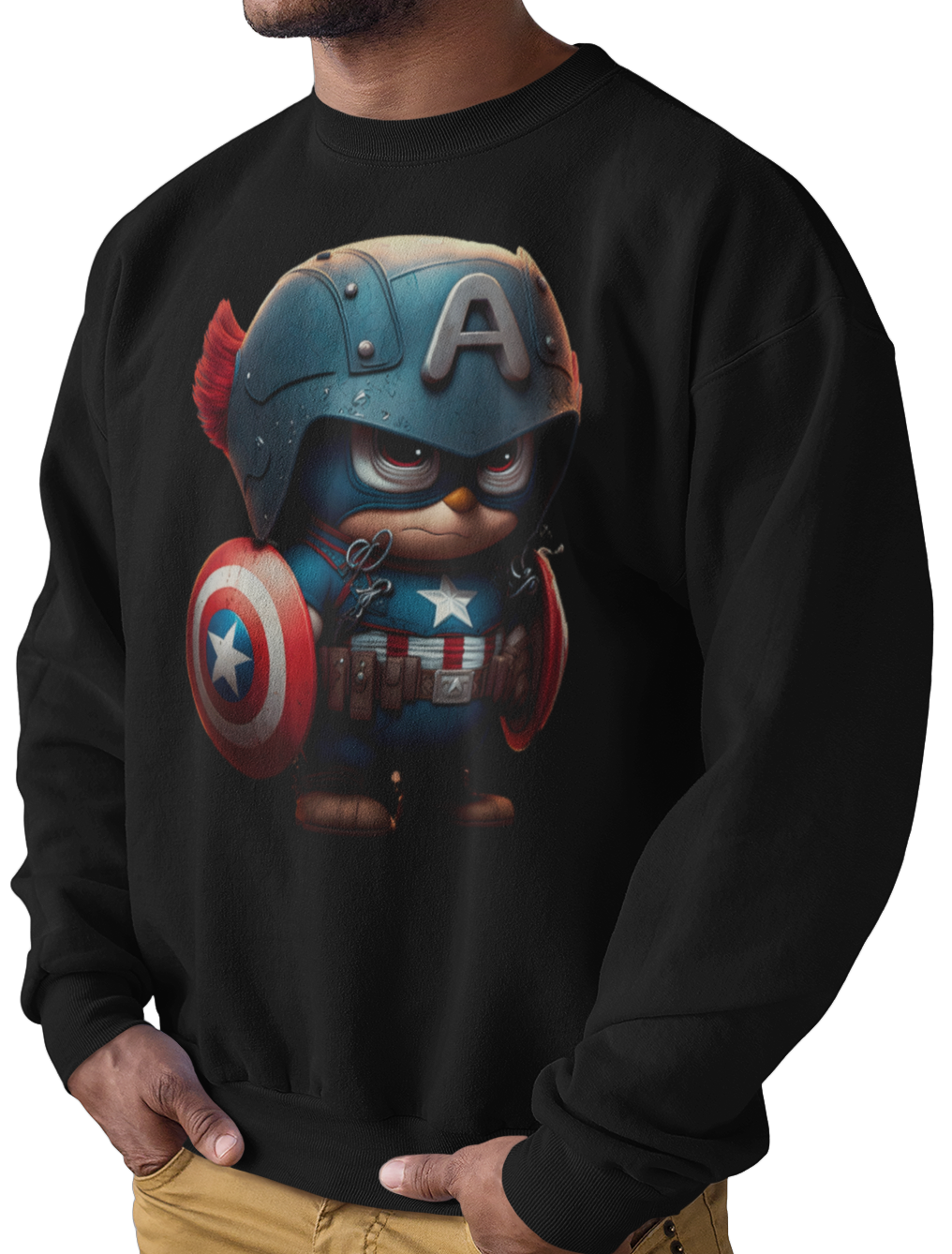 CAMISETA / SUDADERA HEROES MINI CAPITAN AMERICA