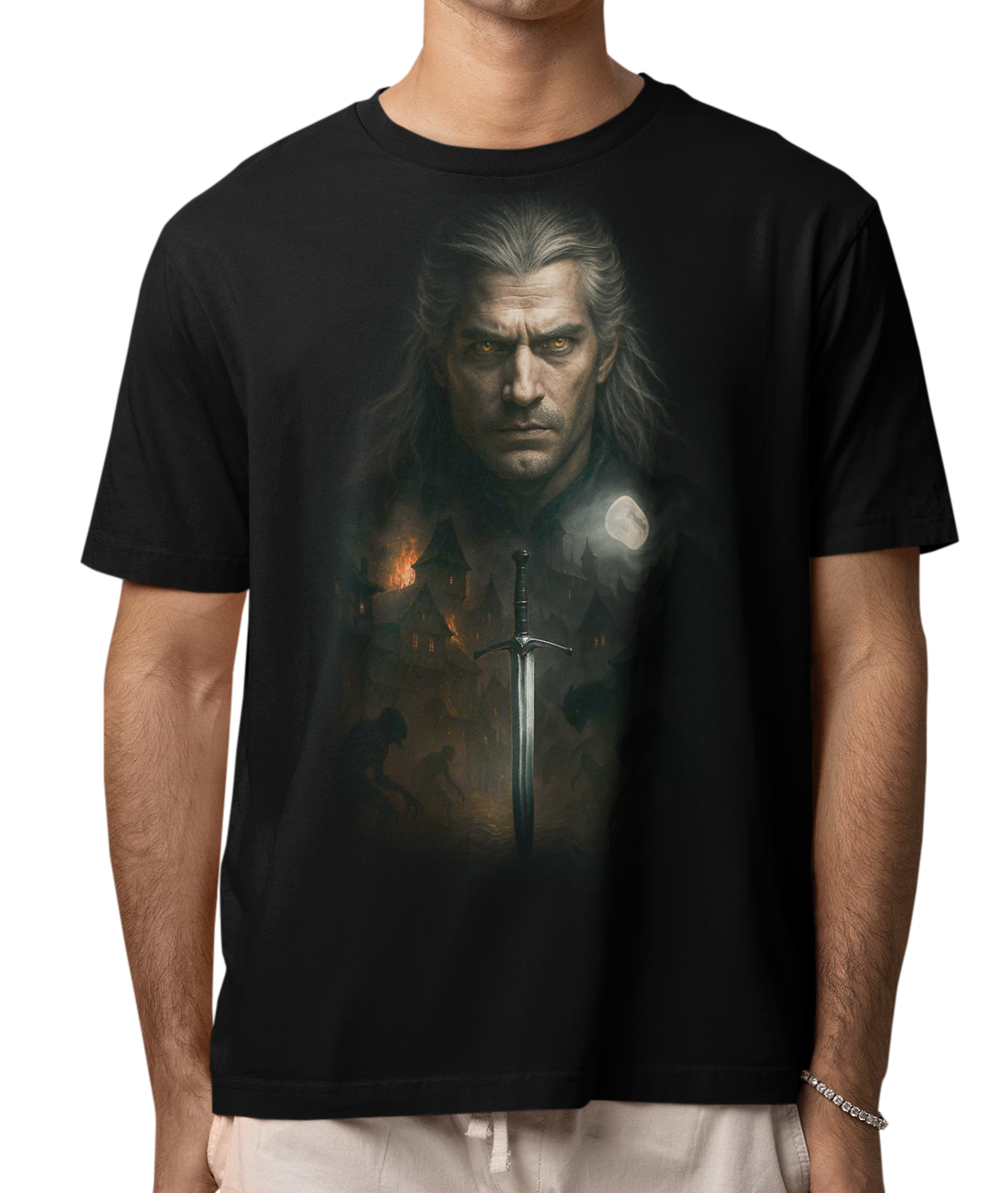 CAMISETA / SUDADERA EL BRUJO ESCUDO ESPADA