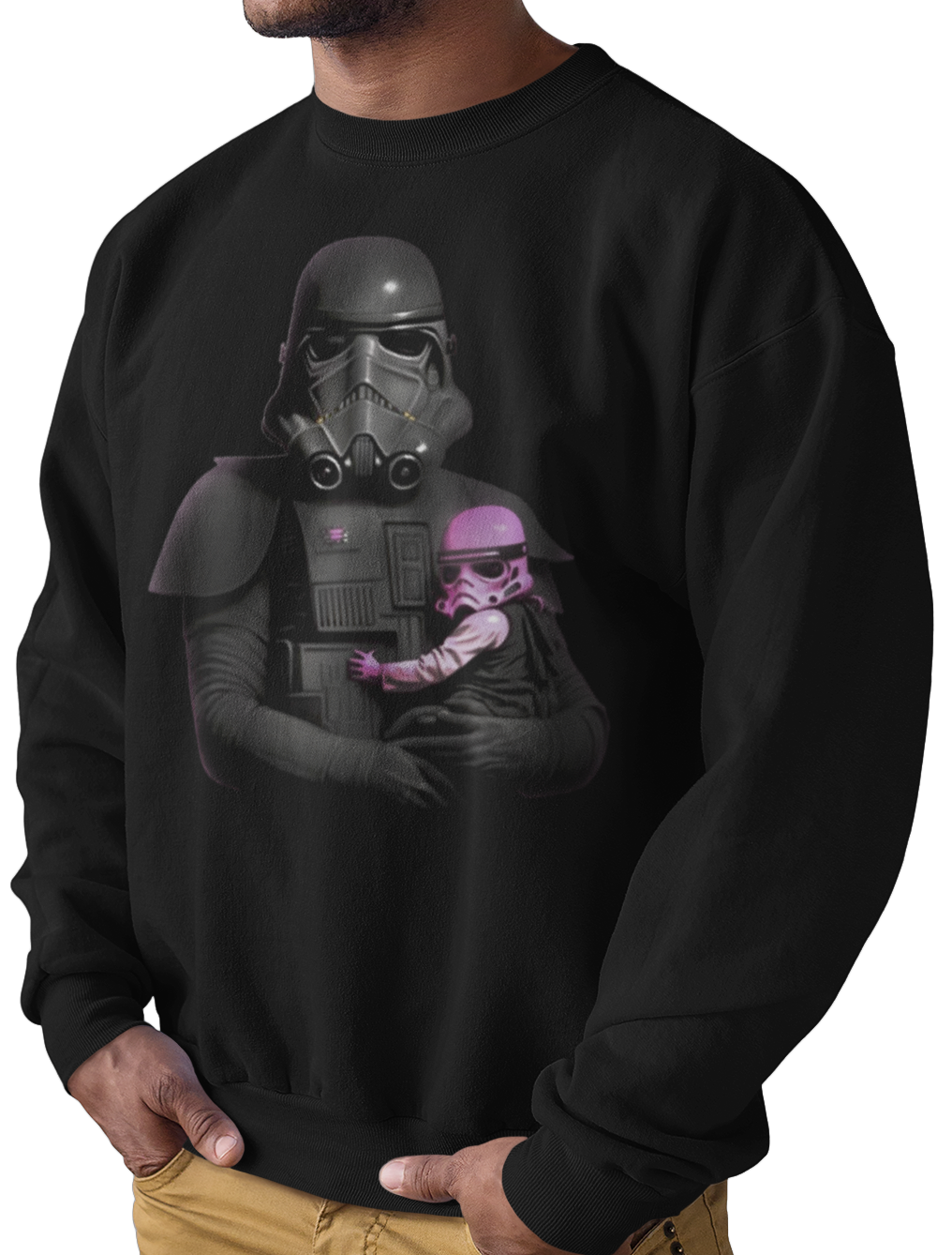 CAMISETA / SUDADERA SOLDADO STARWARS CON BEBE