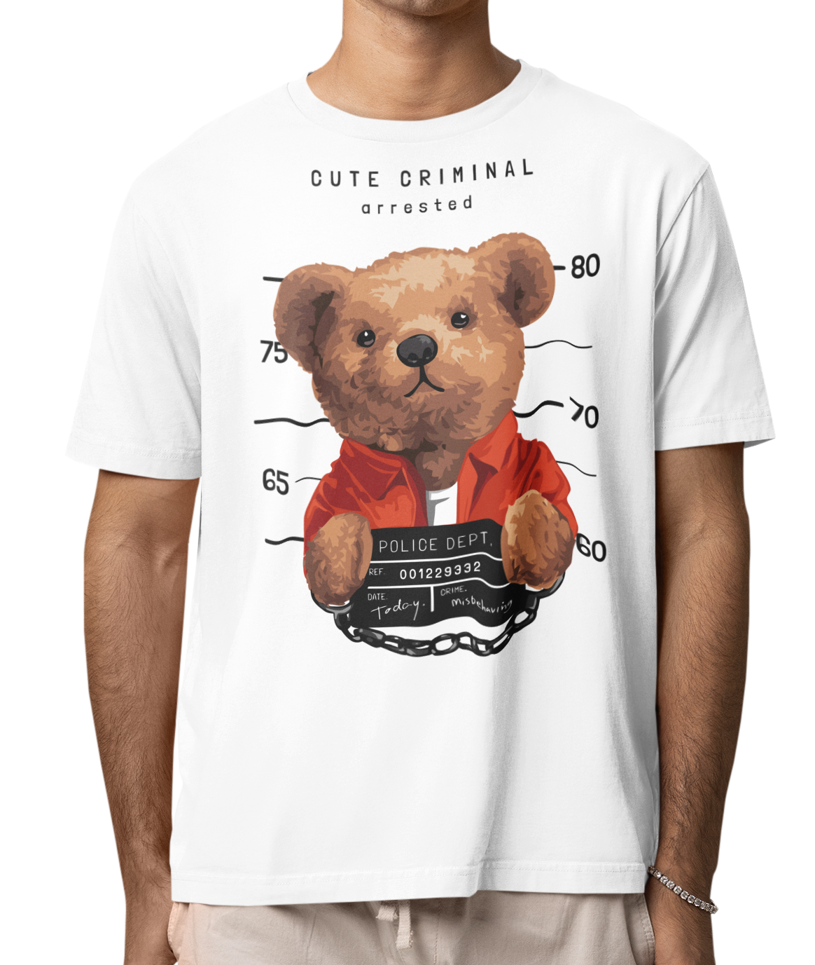 CAMISETA / SUDADERA OSO FICHA POLICIAL