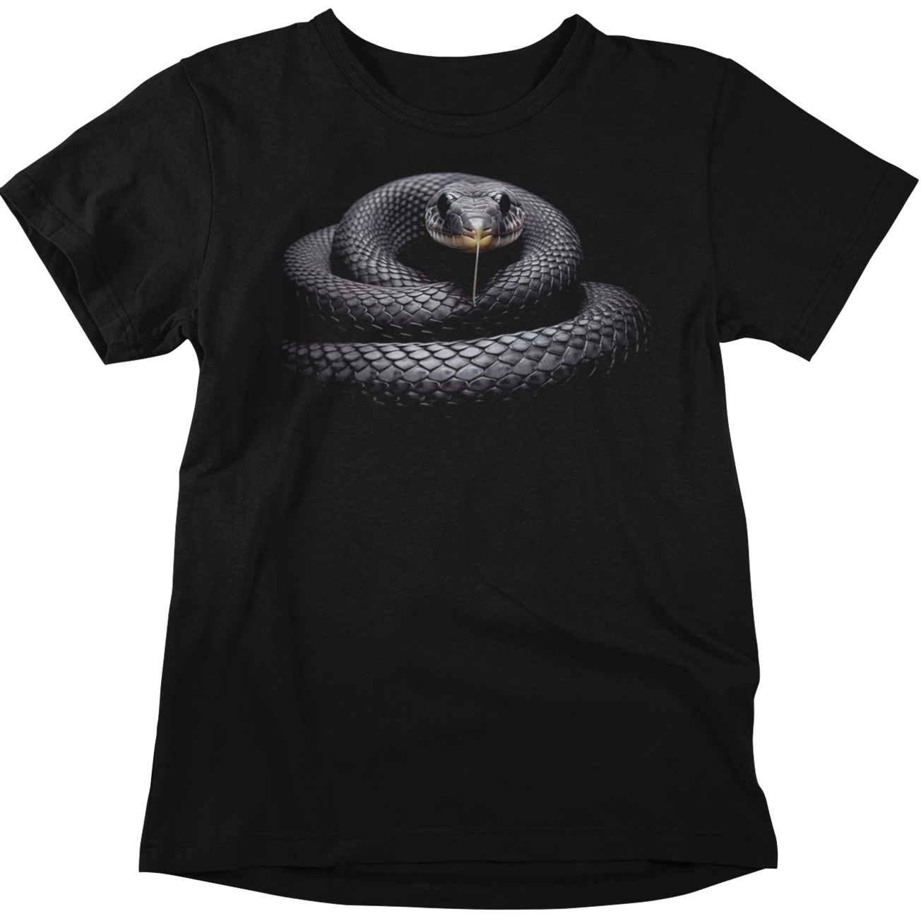 CAMISETA SERPIENTE NEGRA