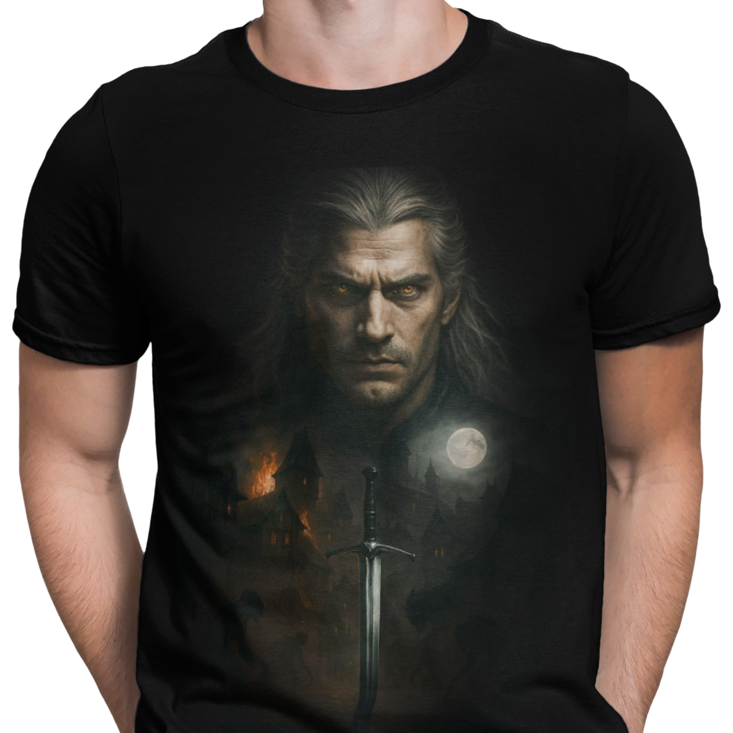 CAMISETA / SUDADERA EL BRUJO ESCUDO ESPADA