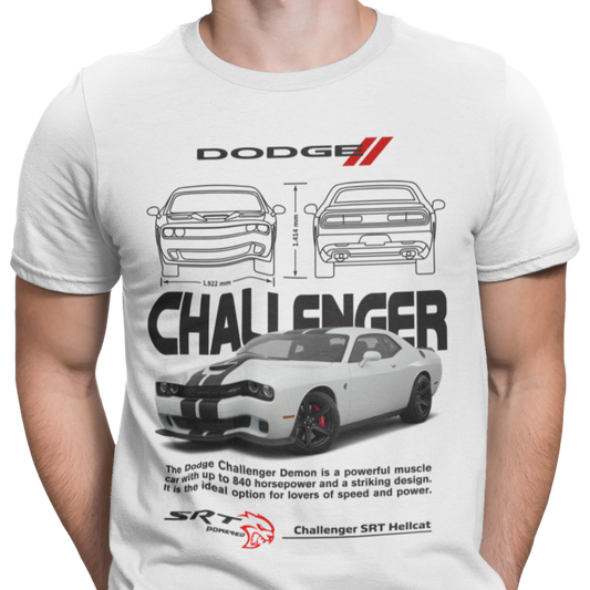 CAMISETA / SUDADERA COCHES CARS CLASICOS DODGE CHALLENGER 2