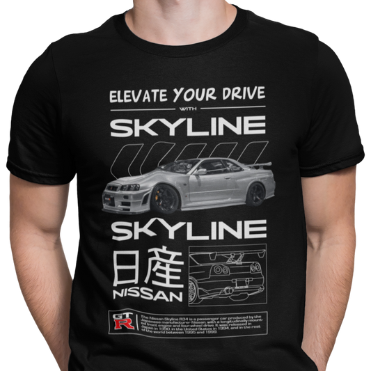 CAMISETA / SUDADERA COCHES CARS CLASICOS NISSAN SKYLINE
