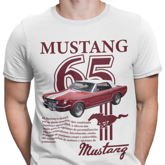 CAMISETA / SUDADERA COCHES CARS CLASICOS FORD MUSTANG 65