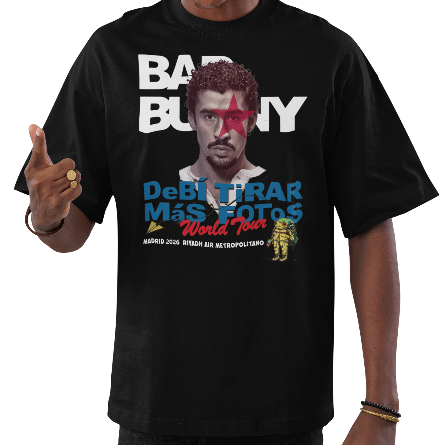 CAMISETA / BAD BUNNY DTMF TOUR 2026 STAR