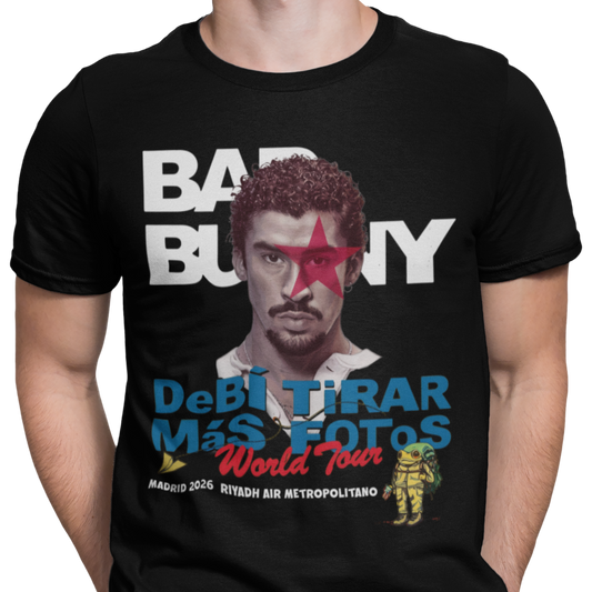 CAMISETA / BAD BUNNY DTMF TOUR 2026 STAR