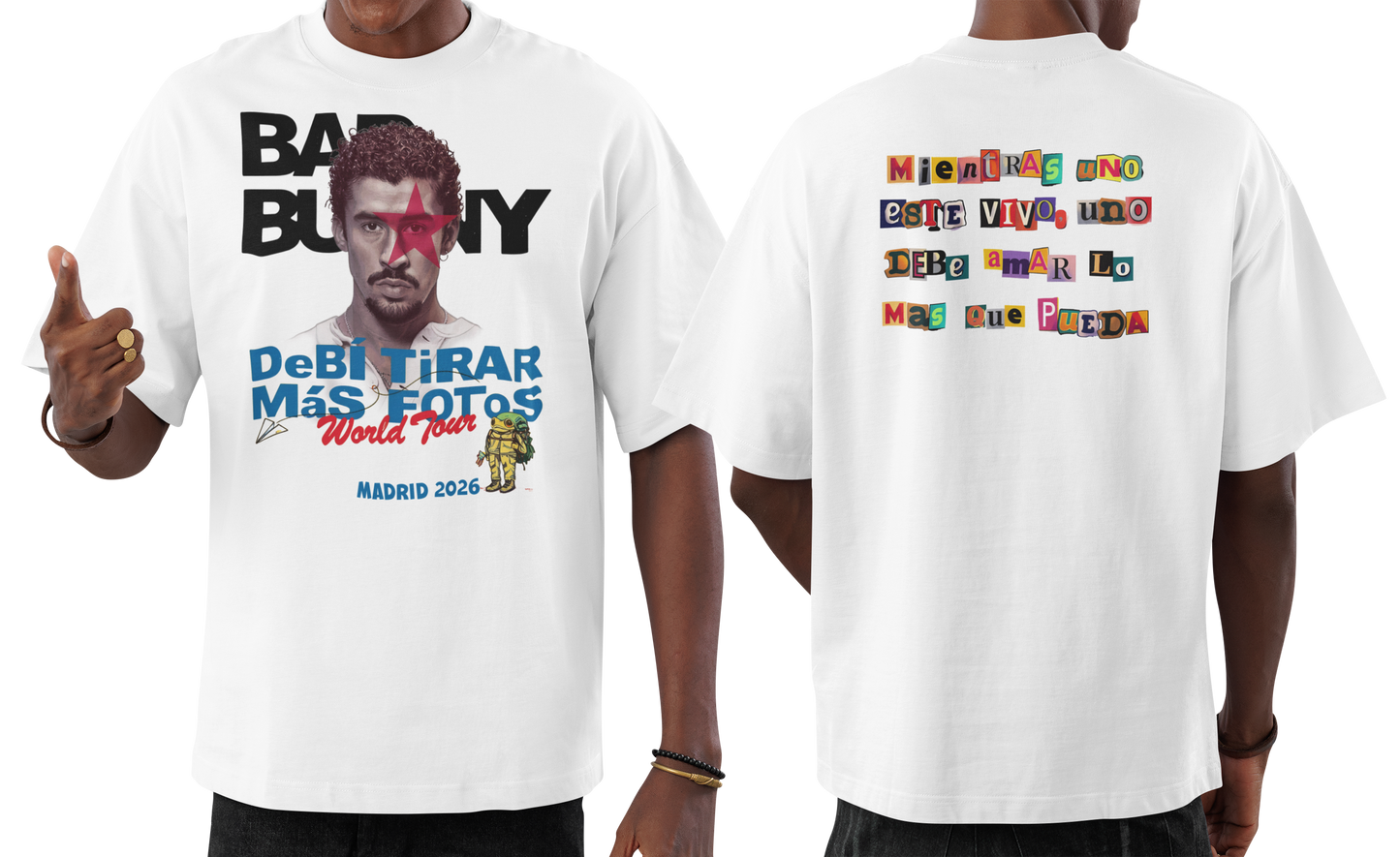 CAMISETA / BAD BUNNY DTMF TOUR 2026 STAR
