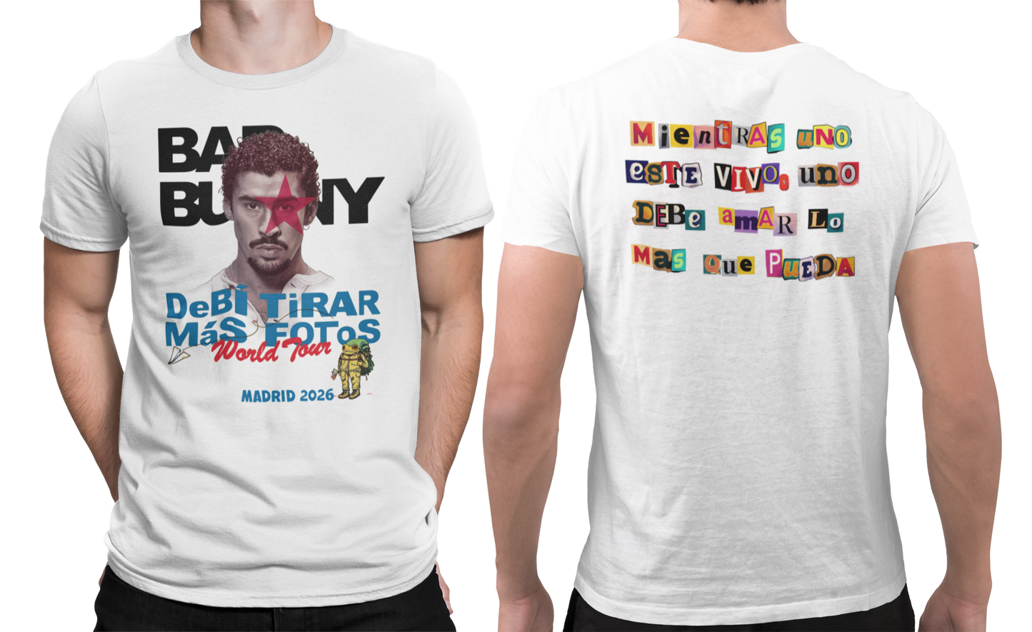 CAMISETA / BAD BUNNY DTMF TOUR 2026 STAR