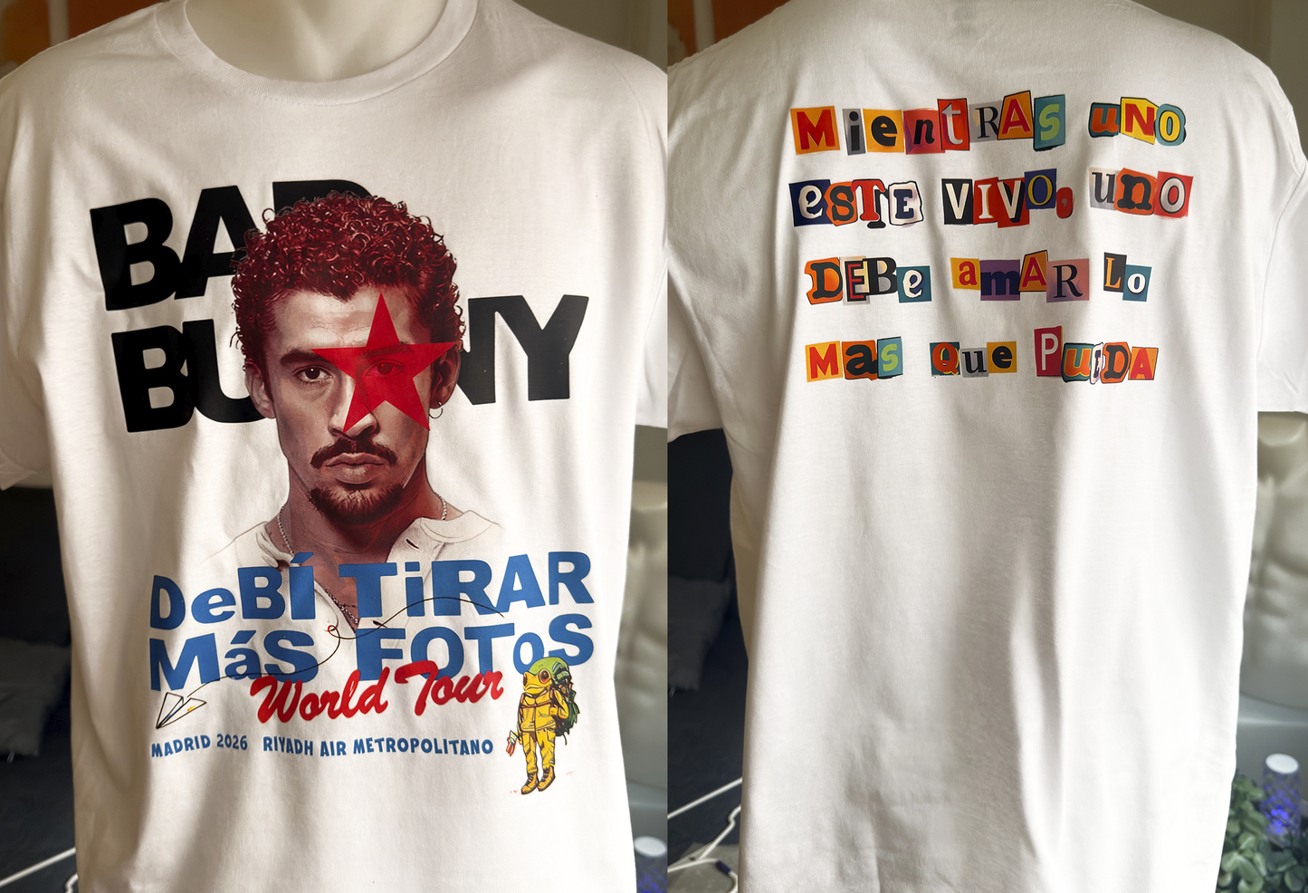 CAMISETA / BAD BUNNY DTMF TOUR 2026 STAR