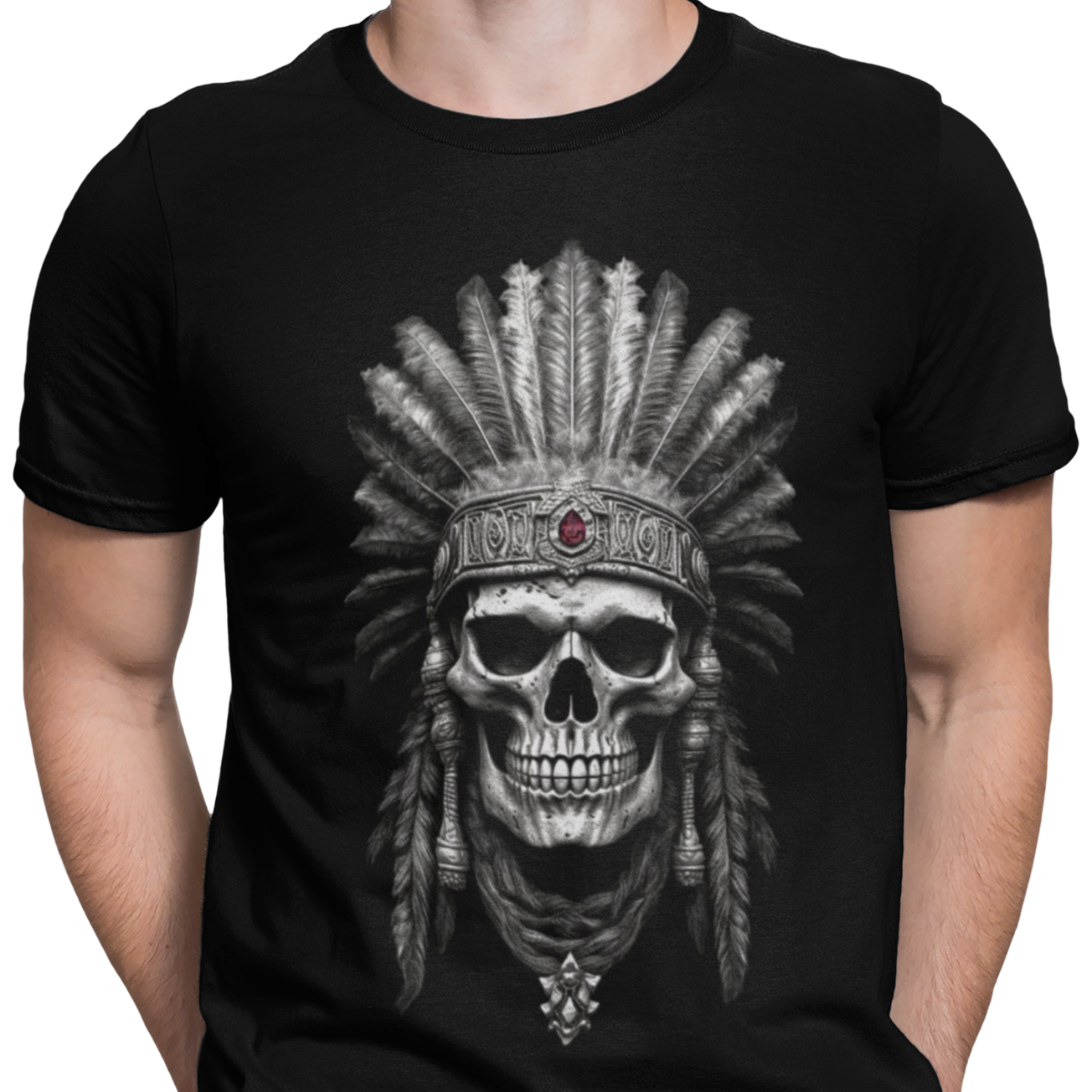 CAMISETAS INDIO CALAVERA