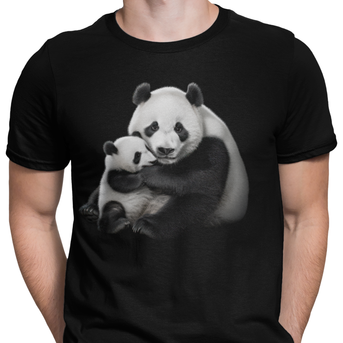 CAMISETA OSO PANDA CON CRIA