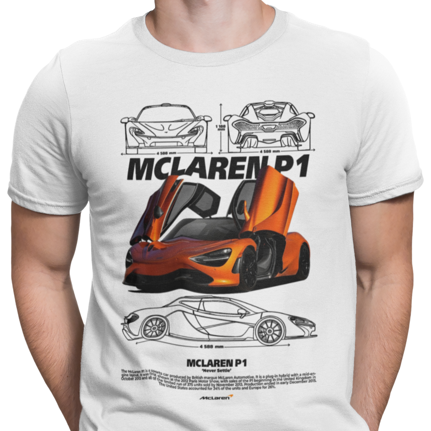 CAMISETA / SUDADERA COCHES CARS MCLAREN P1
