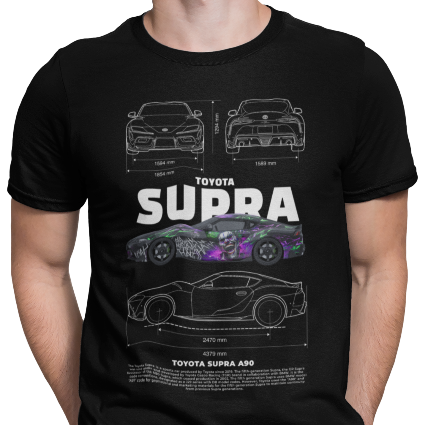 CAMISETA / SUDADERA COCHES CARS TOYOTA SUPRA