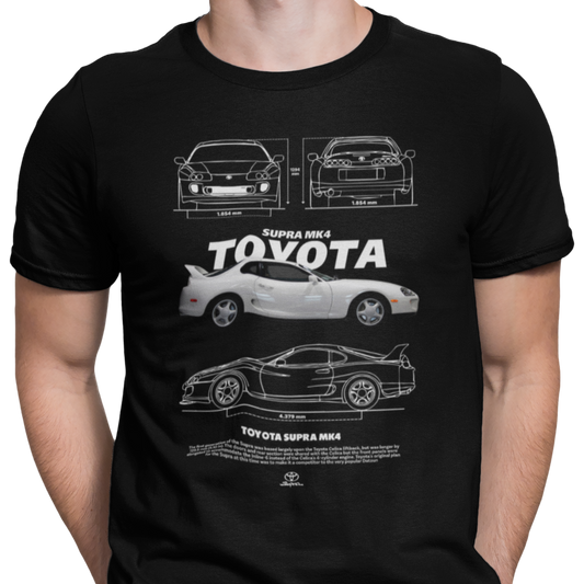 CAMISETA / SUDADERA COCHES CARS TOYOYA SUPRA MK4