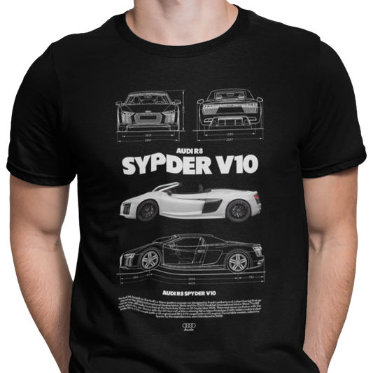 CAMISETA / SUDADERA COCHES CARS AUDI RS SYPDER V10