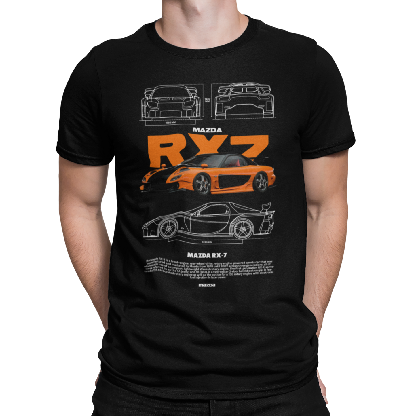 CAMISETA / SUDADERA COCHES MAZDA RX7