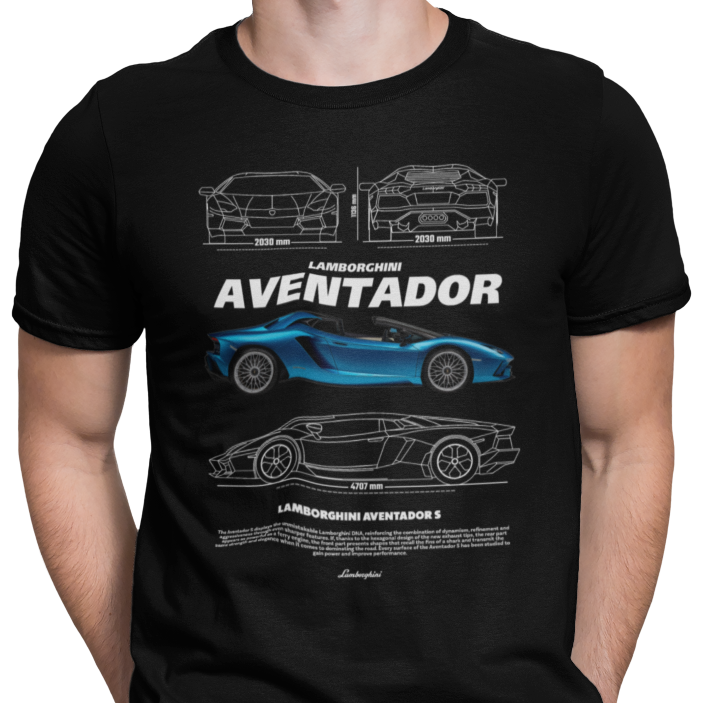 CAMISETA / SUDADERA COCHES CARS LAMBORGINI AVENTADOR