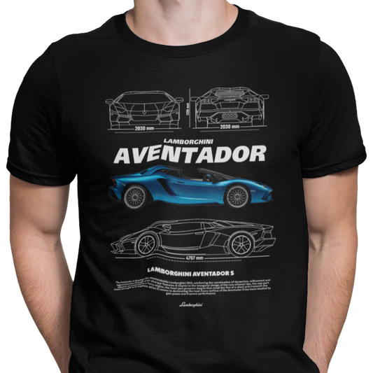 CAMISETA / SUDADERA COCHES CARS LAMBORGINI AVENTADOR