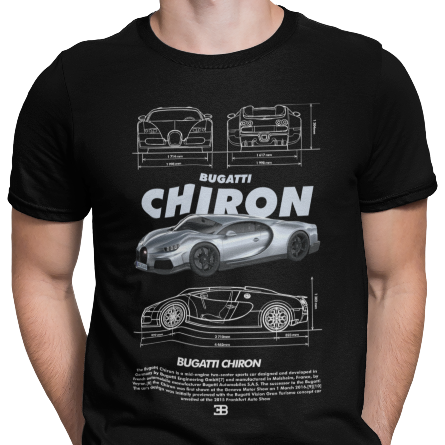 CAMISETA / SUDADERA COCHES BUGATTI CHIRON