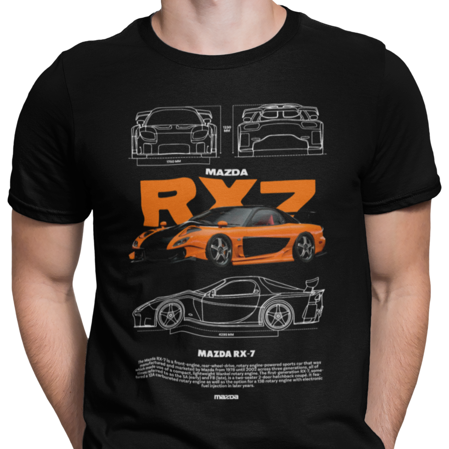 CAMISETA / SUDADERA COCHES MAZDA RX7