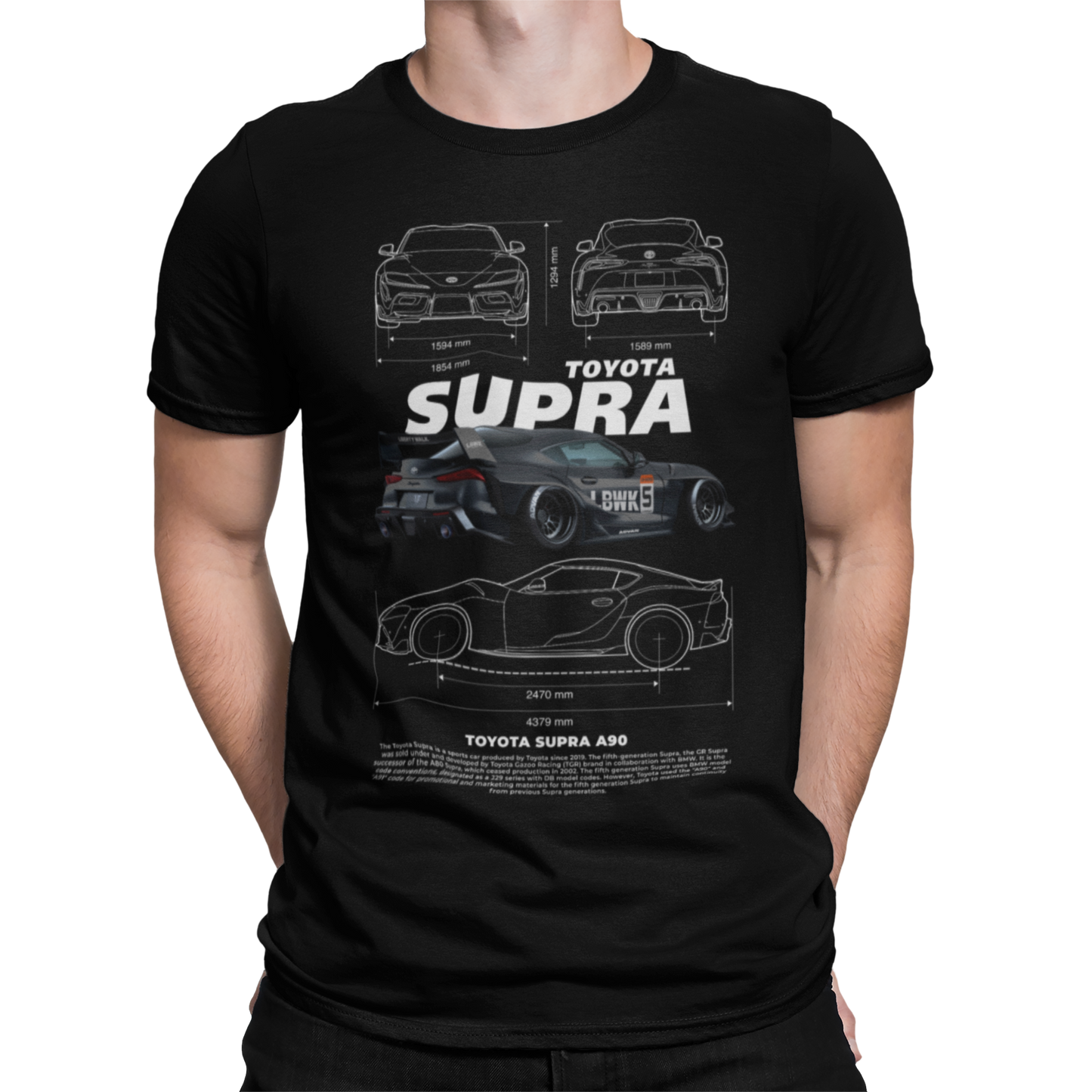 CAMISETA / SUDADERA COCHES CARS TOYATA SUPRA A90