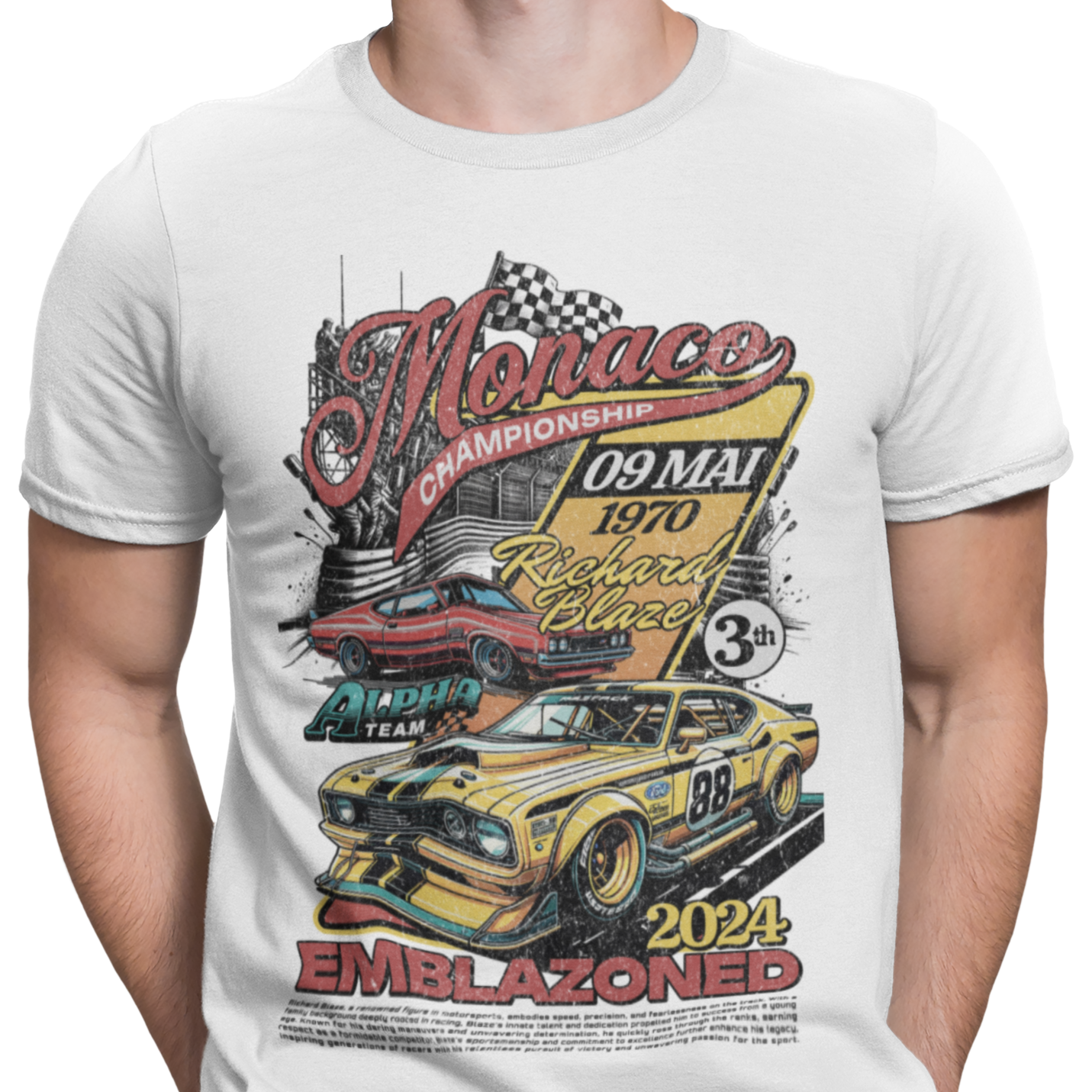 CAMISETA / SUDADERA COCHES CARS MONACO