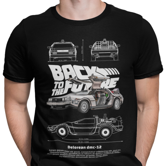 CAMISETA / SUDADERA COCHES CARS BACK TO THE FUTURE