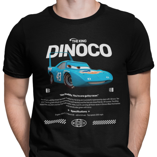 CAMISETA / SUDADERA COCHES CARS CRUZ THE KING DINOCO