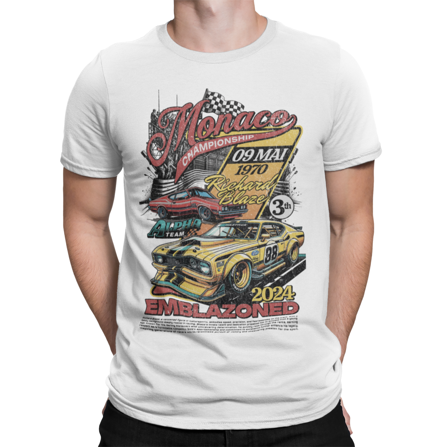 CAMISETA / SUDADERA COCHES CARS MONACO