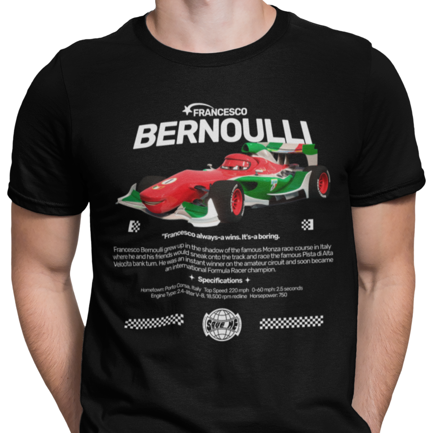CAMISETA / SUDADERA COCHES CARS FRACESCO BERNOULLI