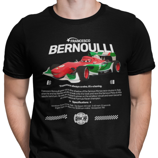 CAMISETA / SUDADERA COCHES CARS FRACESCO BERNOULLI