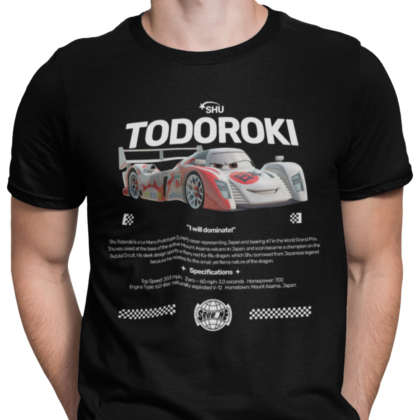 CAMISETA / SUDADERA COCHES CARS SHU TODOROKI