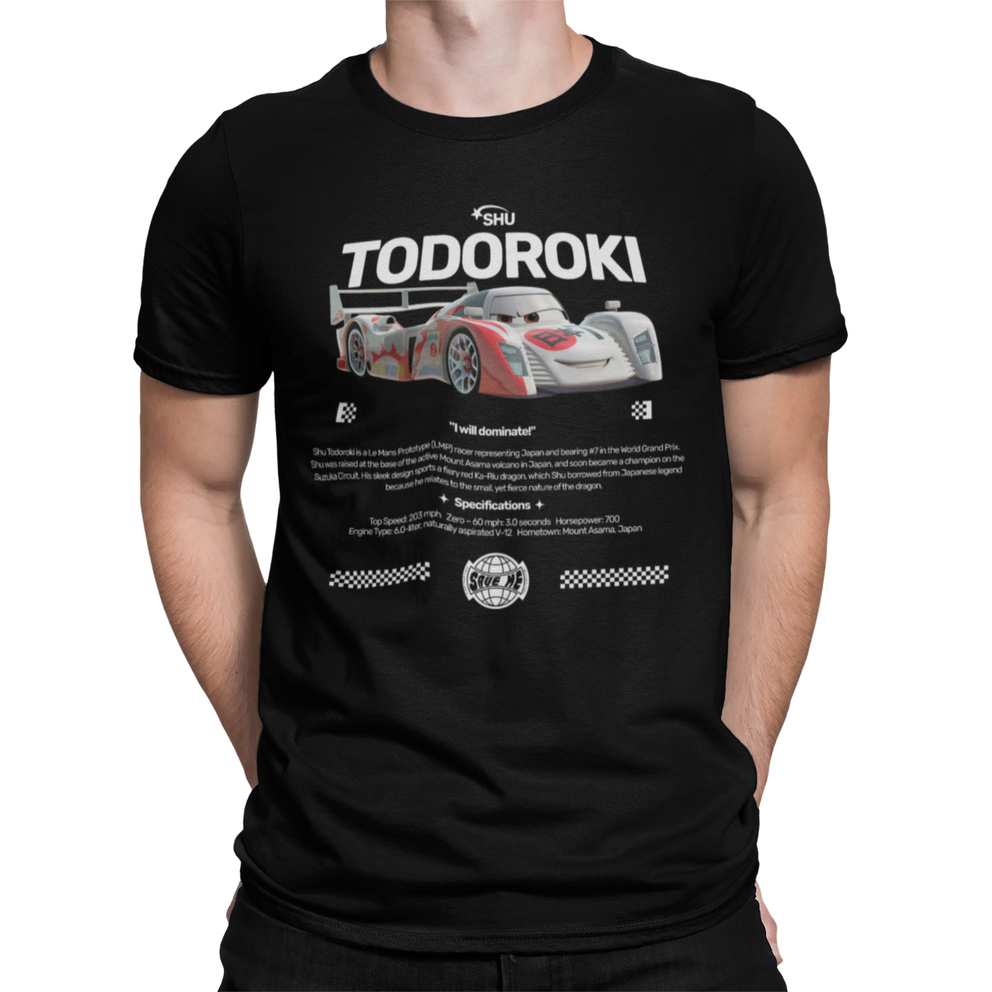 CAMISETA / SUDADERA COCHES CARS SHU TODOROKI