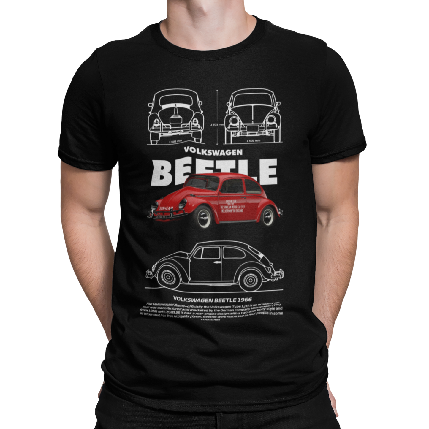 CAMISETA / SUDADERA COCHES CARS CLASICOS VOLKSWAGEN BEETLE
