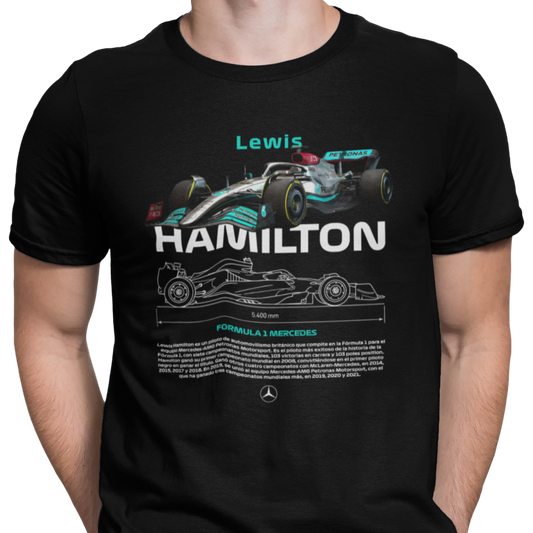 CAMISETA / SUDADERA COCHES FORMULA 1 LEWIS HAMILTON